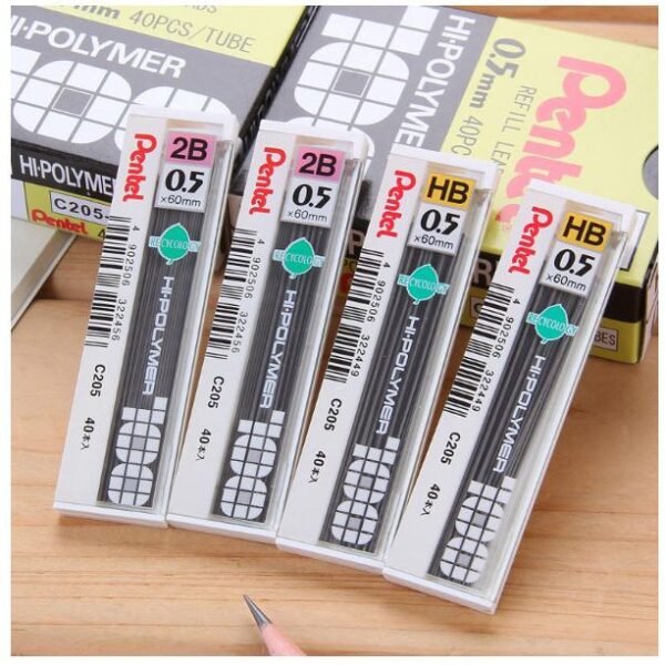 Pentel - Mechanical Pencil Leads 0.5 mm | Hi-Polymer C205